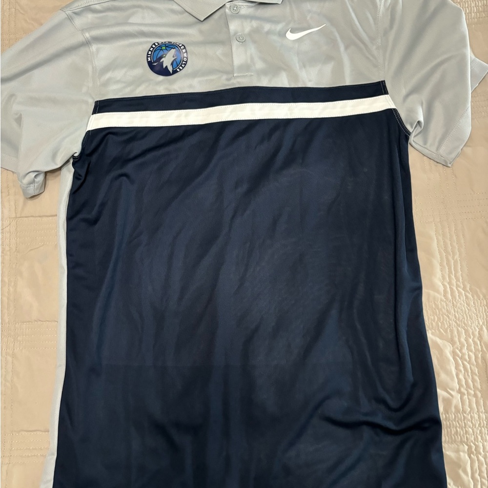 Nike‎ Men's Grey and Navy Golf Polo Shirt New with tags